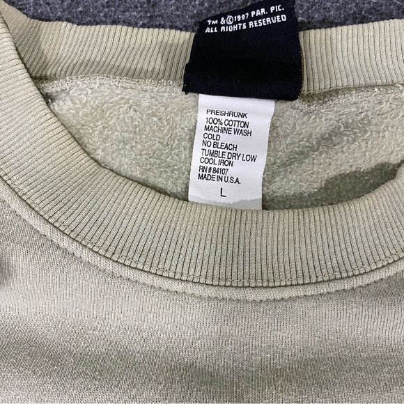 Vintage Star Trek The Experience Las Vegas Hilton Crewneck Sweatshirt Size L - Picture 3 of 5